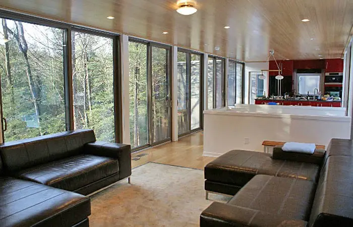 Customized WeeHouse 3x - Johnson Creek Prefab Home, Interior View.