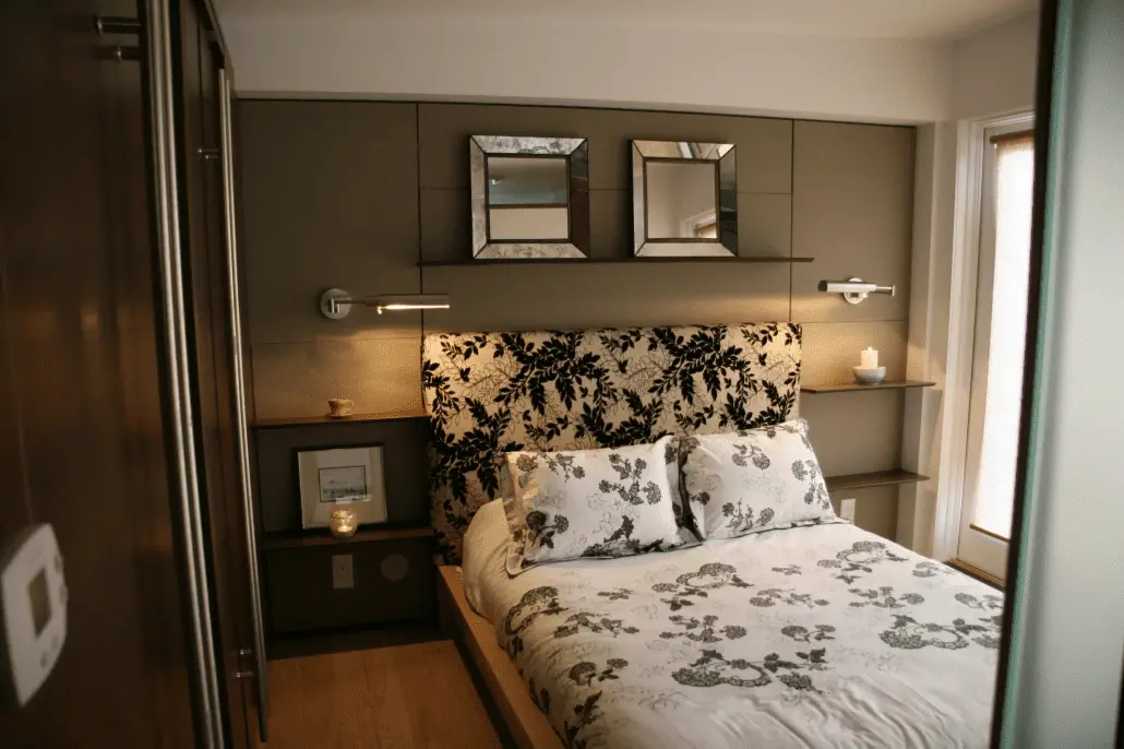 The Bow prefab home bedroom.
