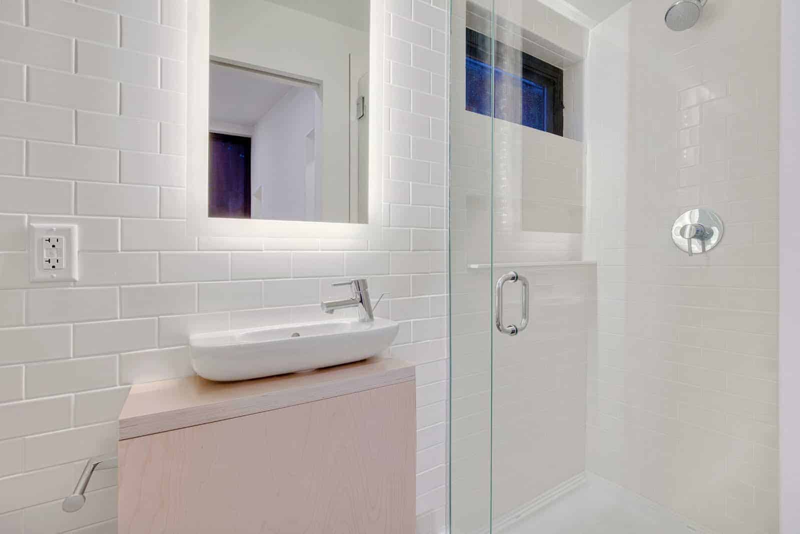 NODE Trilium prefab home interior - bathroom.