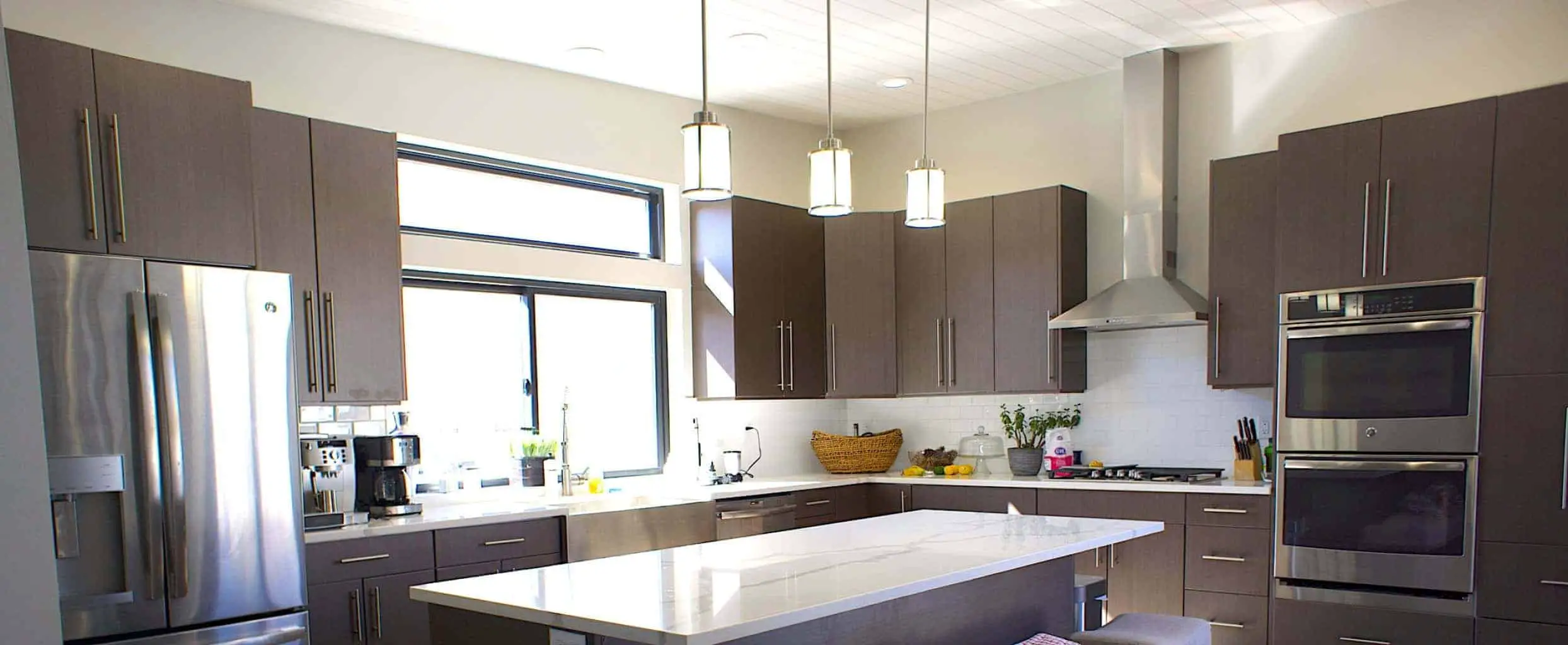 Zip Kit Homes Alpine 2 model modern prefab modular home kitchen.