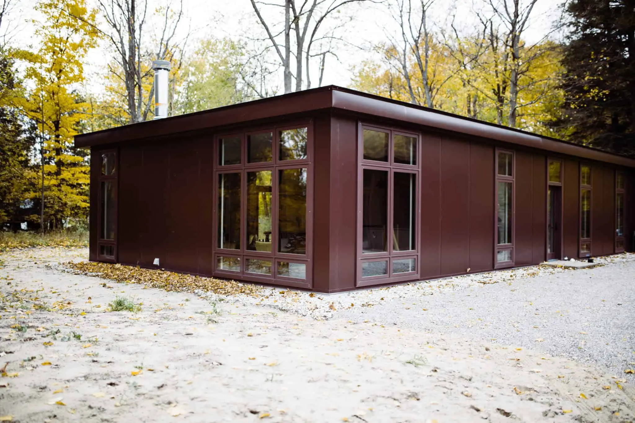 Hygge Supply modular kit home - view of exterior.