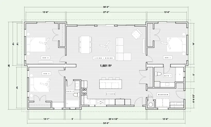 Ideabox fuse3 floorplan diagram.
