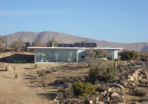 IT House Prefab Home - Desert, Front View.