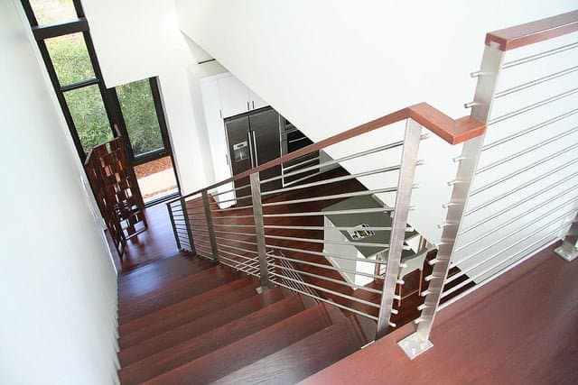 LivingHomes KT2 SF/Presidio prefab home - stairs.