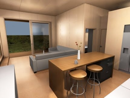 miniHome Duo 36+24 prefab home - interior