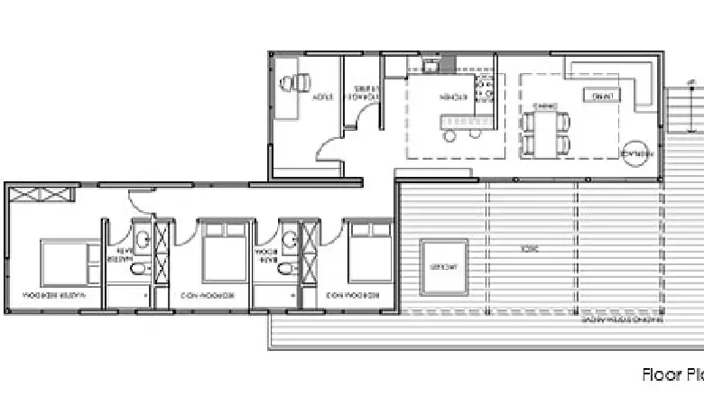 nottoscale S Modulome prefab home - floor plan.
