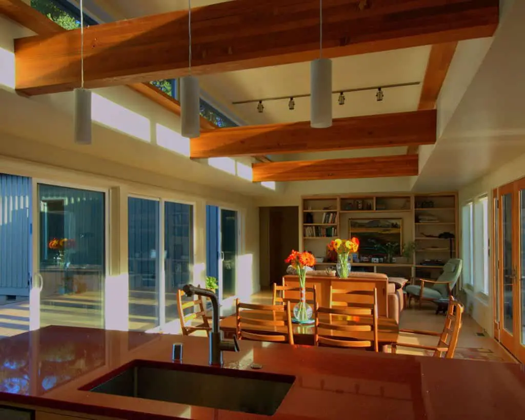 Stillwater Dwellings prefab home in Santa Barbara, CA - interior.