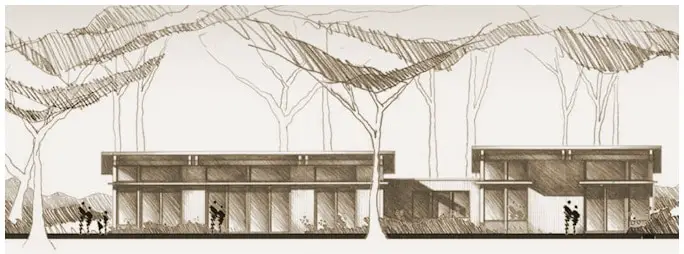 Stillwater Dwellings Sd161 Prefab Home - Sketch Of Exterior.