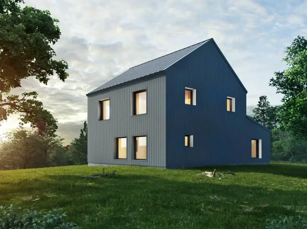 Threshold Builders Farmhouse Prefab Passive House Model.