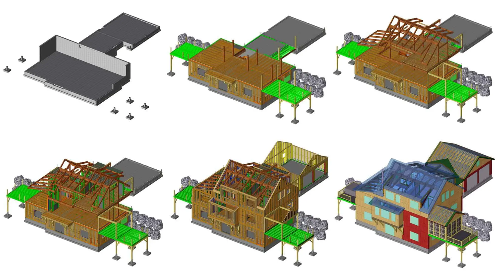 Unity Homes computer-aided prefab home design process.